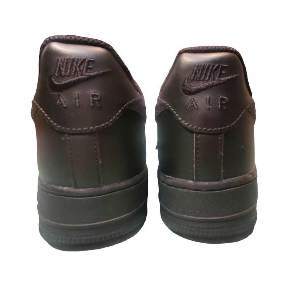 Nike Air Force 1 Low Triple Black Shoes Sneakers AF1  Men's Size 10.5 NO BOX - Picture 3 of 9